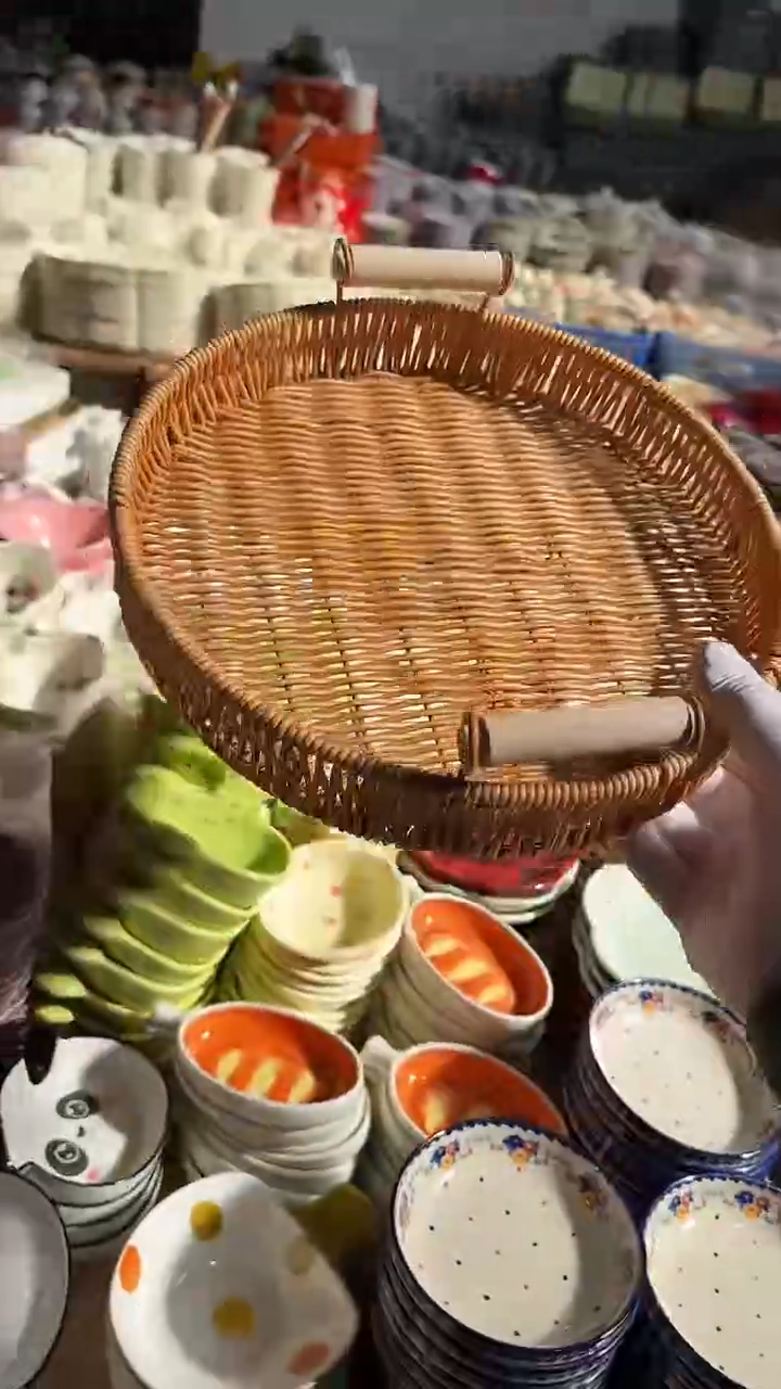 陶瓷大号篮子 微瑕凑满20元包邮
