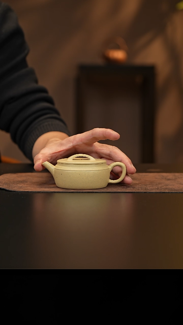 【闪购商品】紫砂茶壶允禾斋wzwj 本绿 汉瓦 150cc