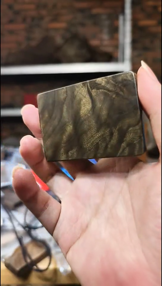 金丝楠无事牌手把件