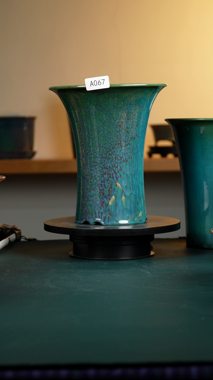 兰**界067纯手工窑变兰花盆24/22/20/17