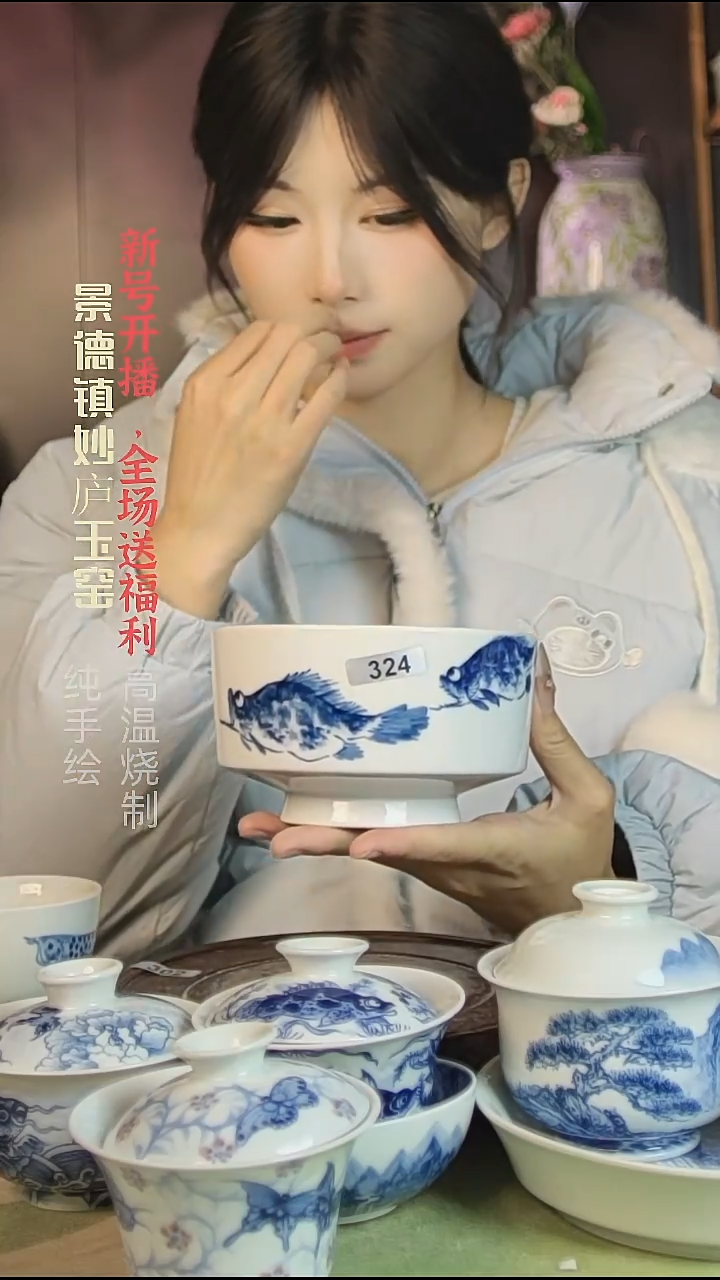 盘陶妙庐玉窑水洗324