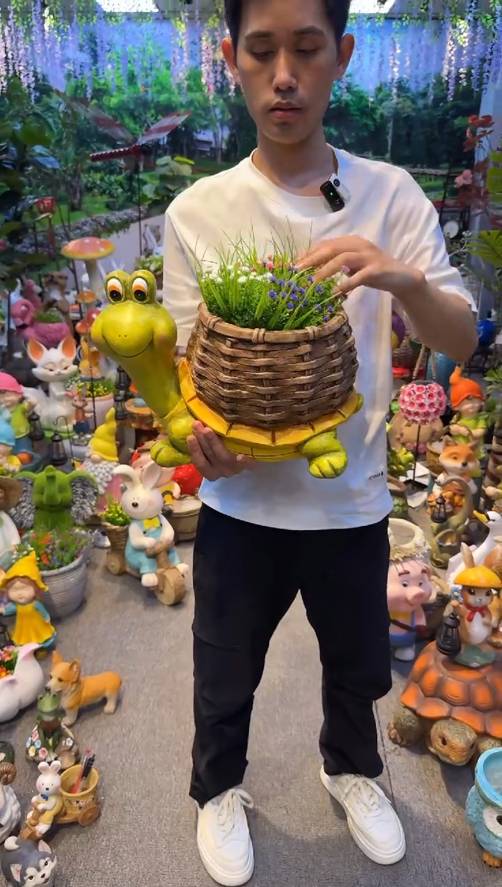 无花朵花园庭院摆件&00&