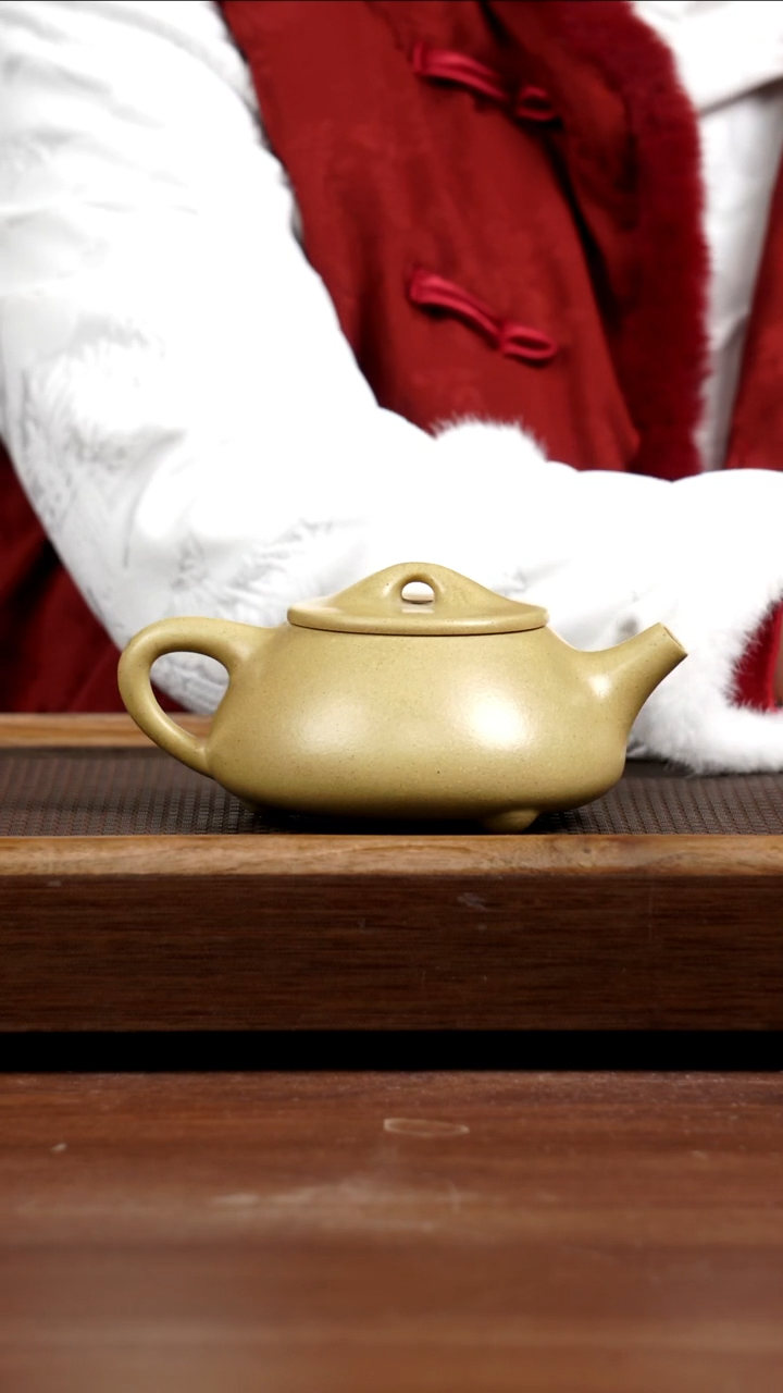 【闪购商品】紫砂茶壶本绿景舟满瓢300CC