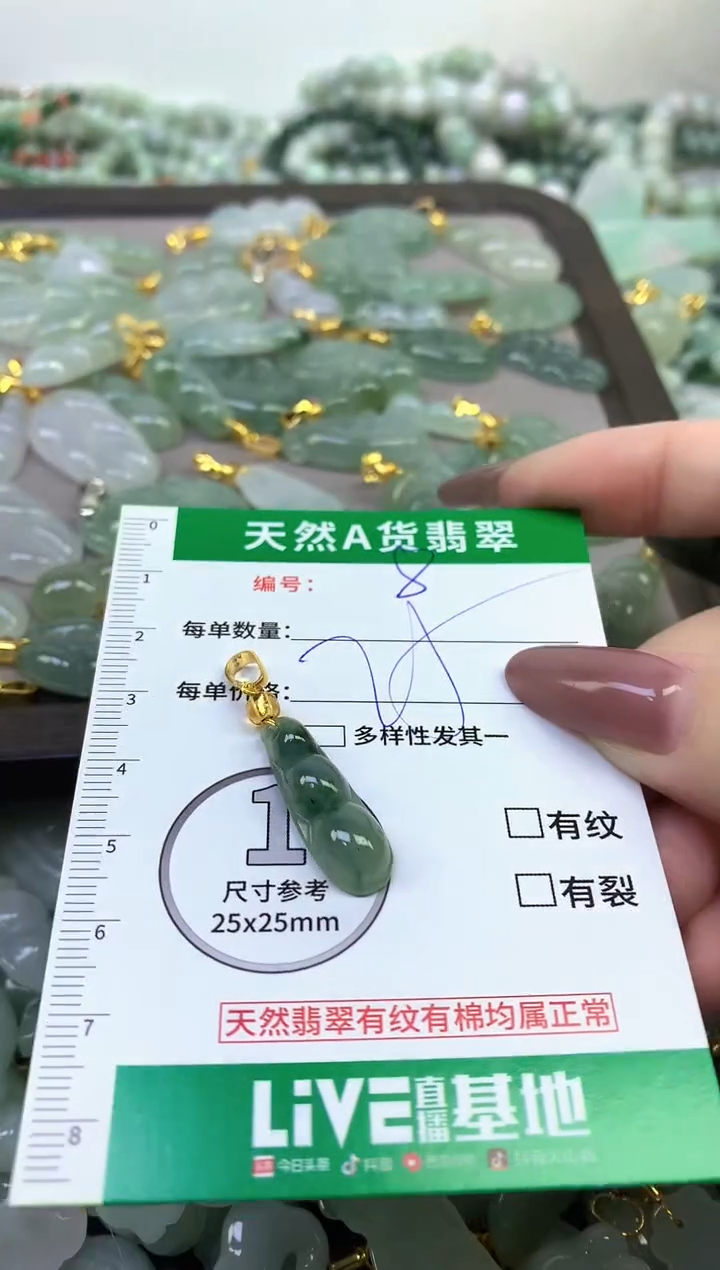 颈饰未镶嵌翡翠纯天然缅甸A货翡翠