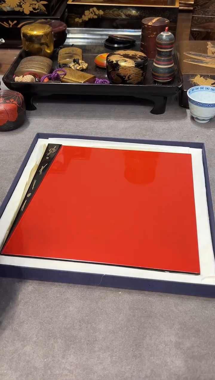 轮岛塗 干泡盘 大漆漆器大漆漆器