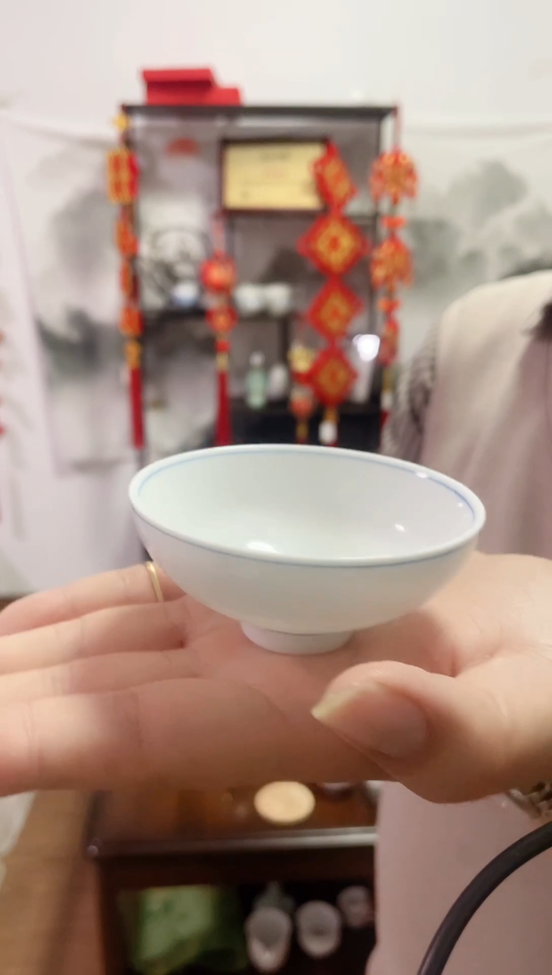 【闪购商品】【瓷心匠物】直播间福利专款蓝纹杯6个