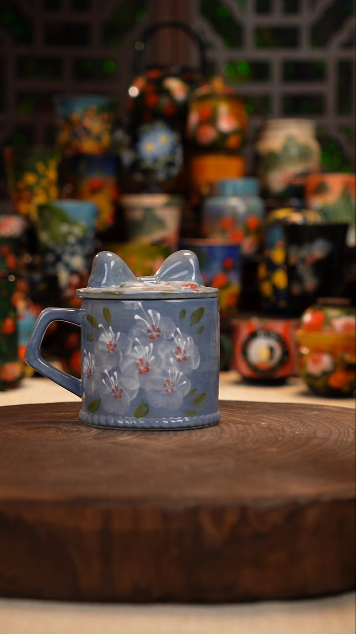 油画   釉下彩   杯子