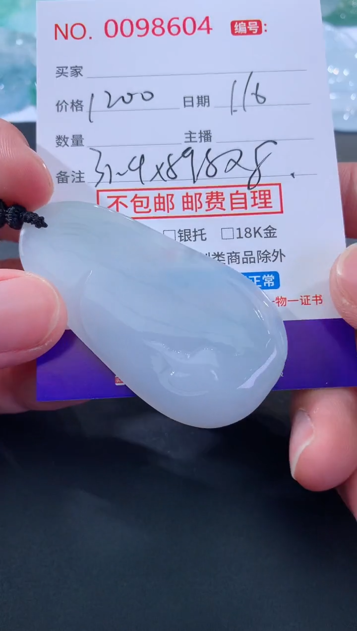 【闪购商品】翡翠颈饰未镶嵌天然缅甸A货翡翠