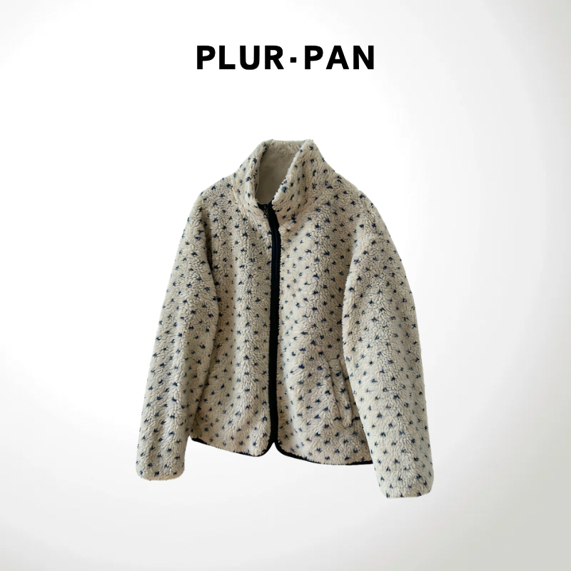 PLUR·PAN百搭时尚加厚设计师小香风外套