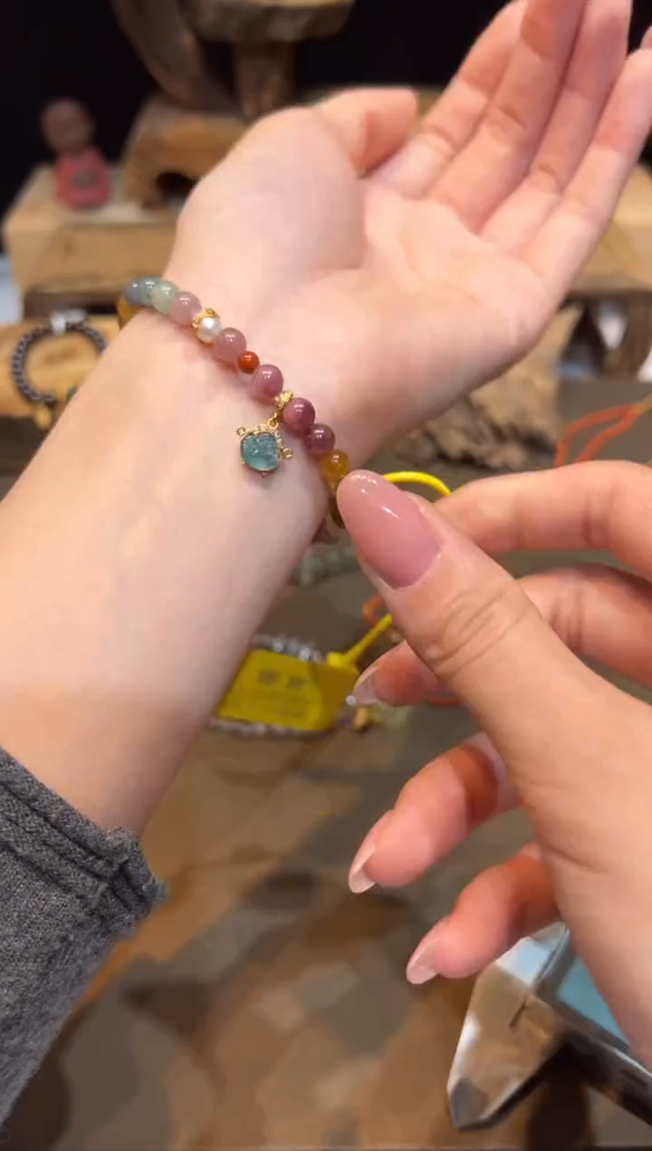 未镶嵌手链碧玺手饰@@F6031