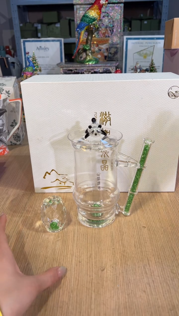 【闪购商品】杯79照泽坊竹节熊猫办公杯