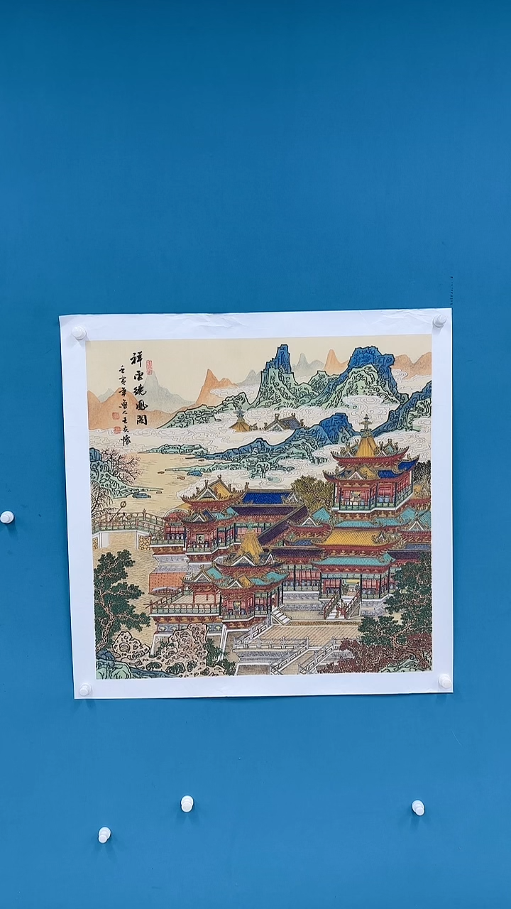 【闪购商品】国画3.6-甄选-王夫怀-斗方-72