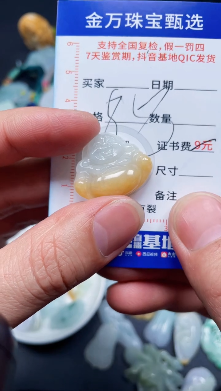 【闪购商品】翡翠颈饰未镶嵌天然翡翠a货