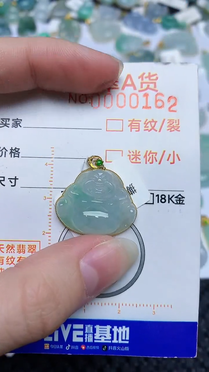 【闪购商品】翡翠颈饰18K金镶嵌453483453453