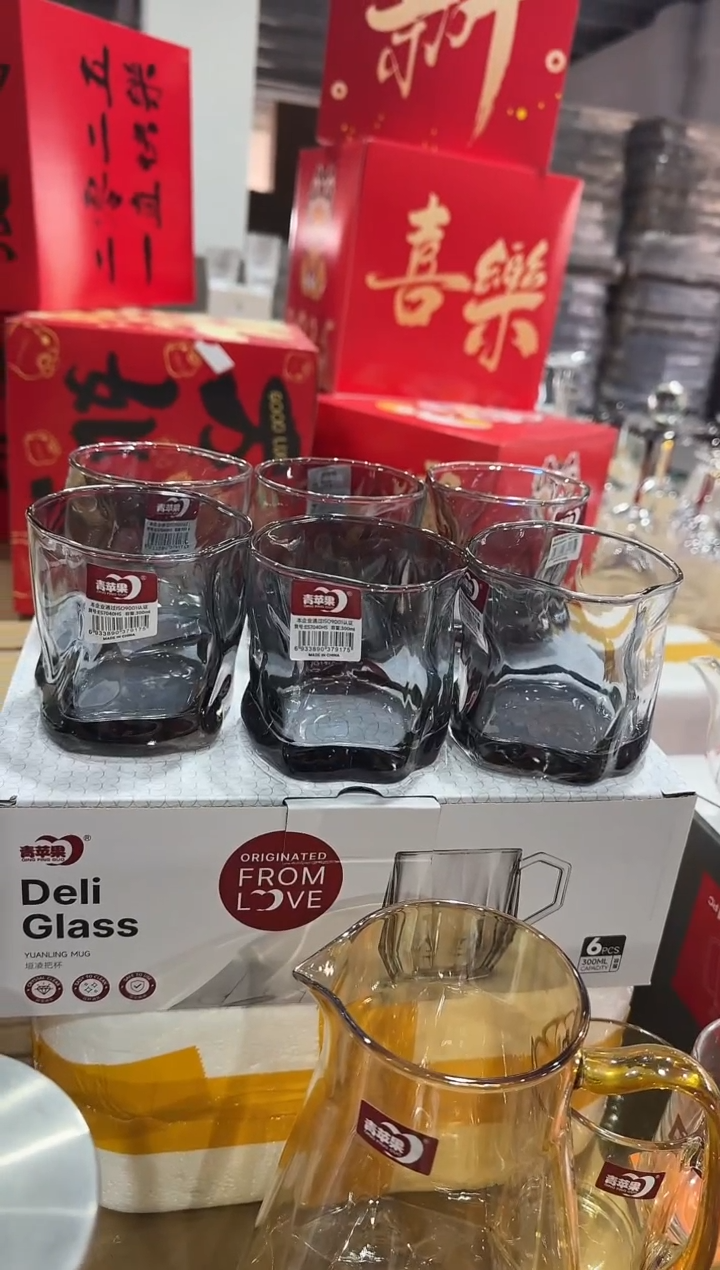 【闪购商品】水晶玻璃无盖款青苹果闪购价*6