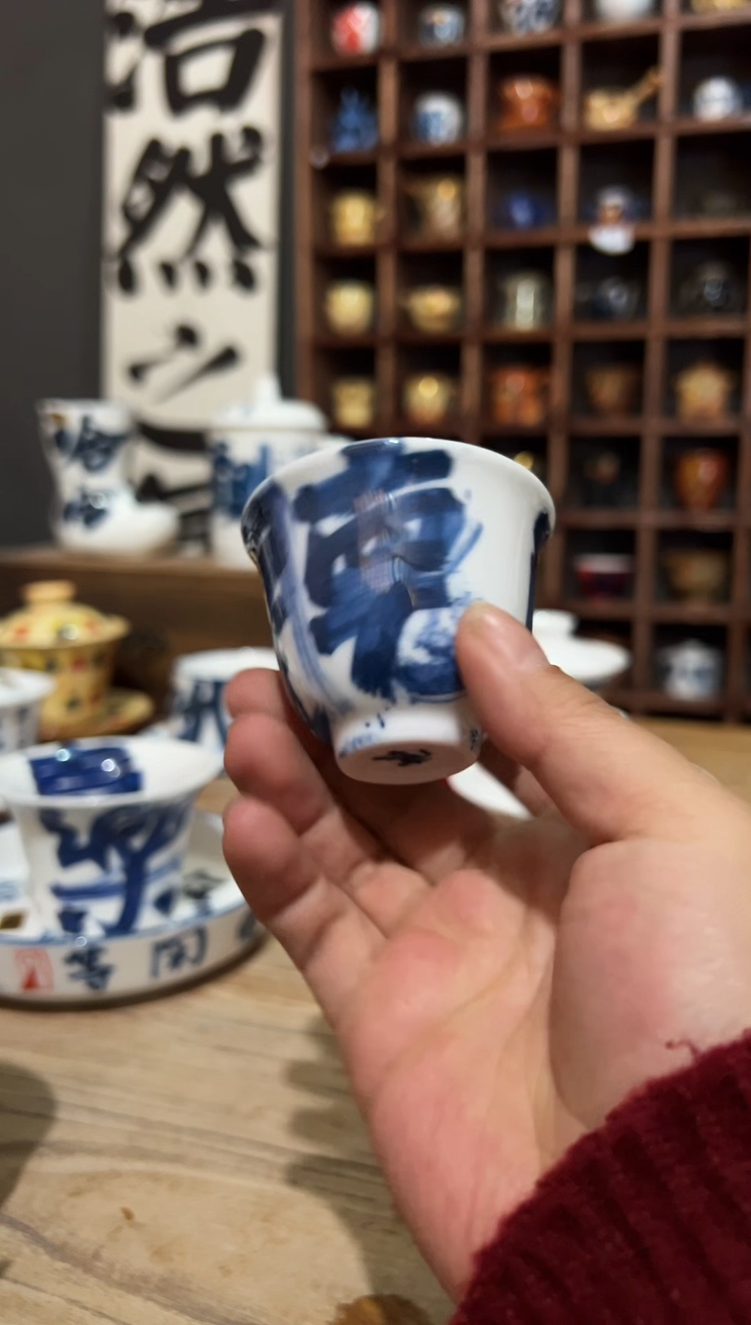 【闪购商品】观云听雨原创手绘茶具