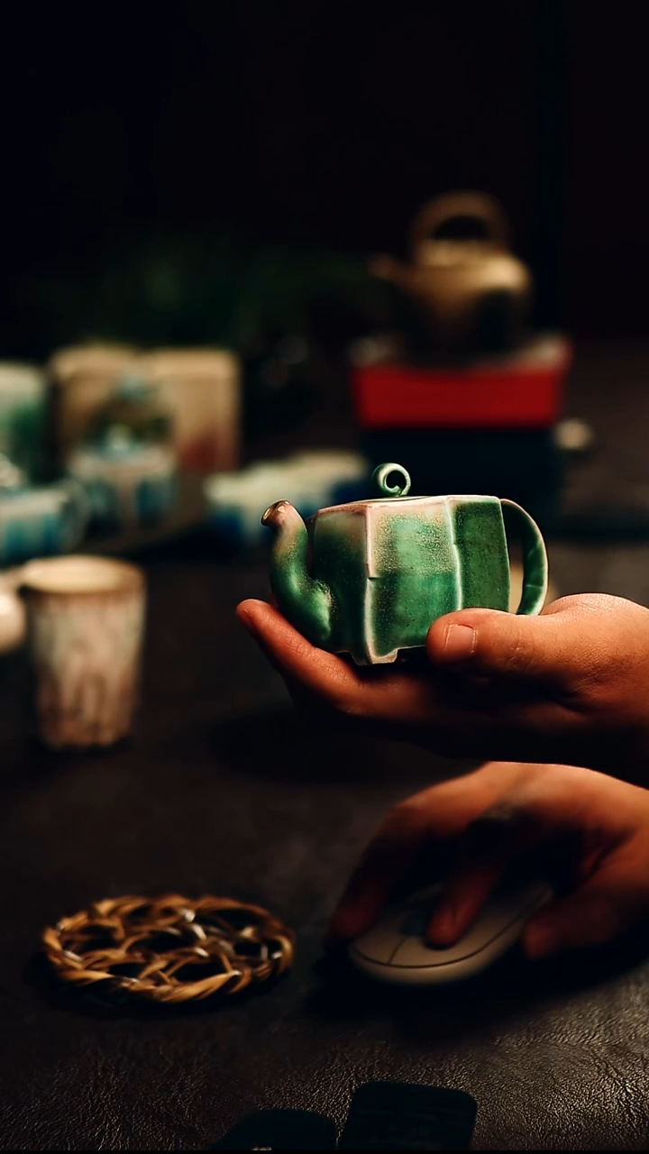 天***梦刘晓阳苏打烧泡茶壶绿8方