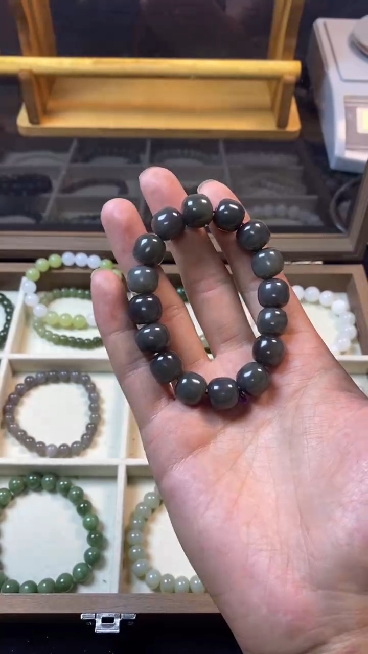 未镶嵌手串和田玉永**鲜主播推荐！！