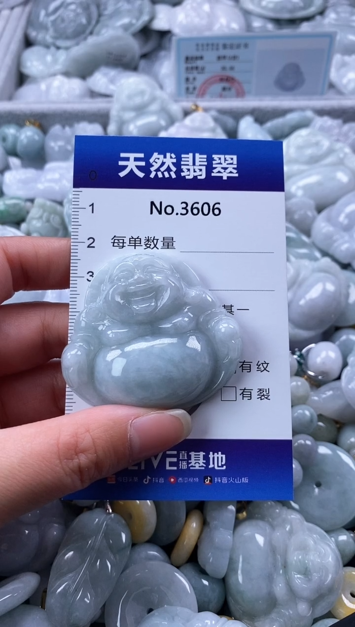 翡翠未镶嵌颈饰缅甸A货翡翠3606