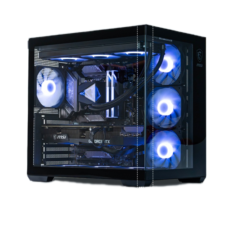 MSI微星碉堡PLUS中塔机箱360冷排位/背插/支持40系显卡/ATX主板