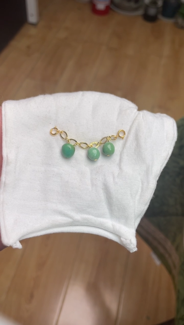 【闪购商品】银S925镶嵌绿松石珠宝奇石20