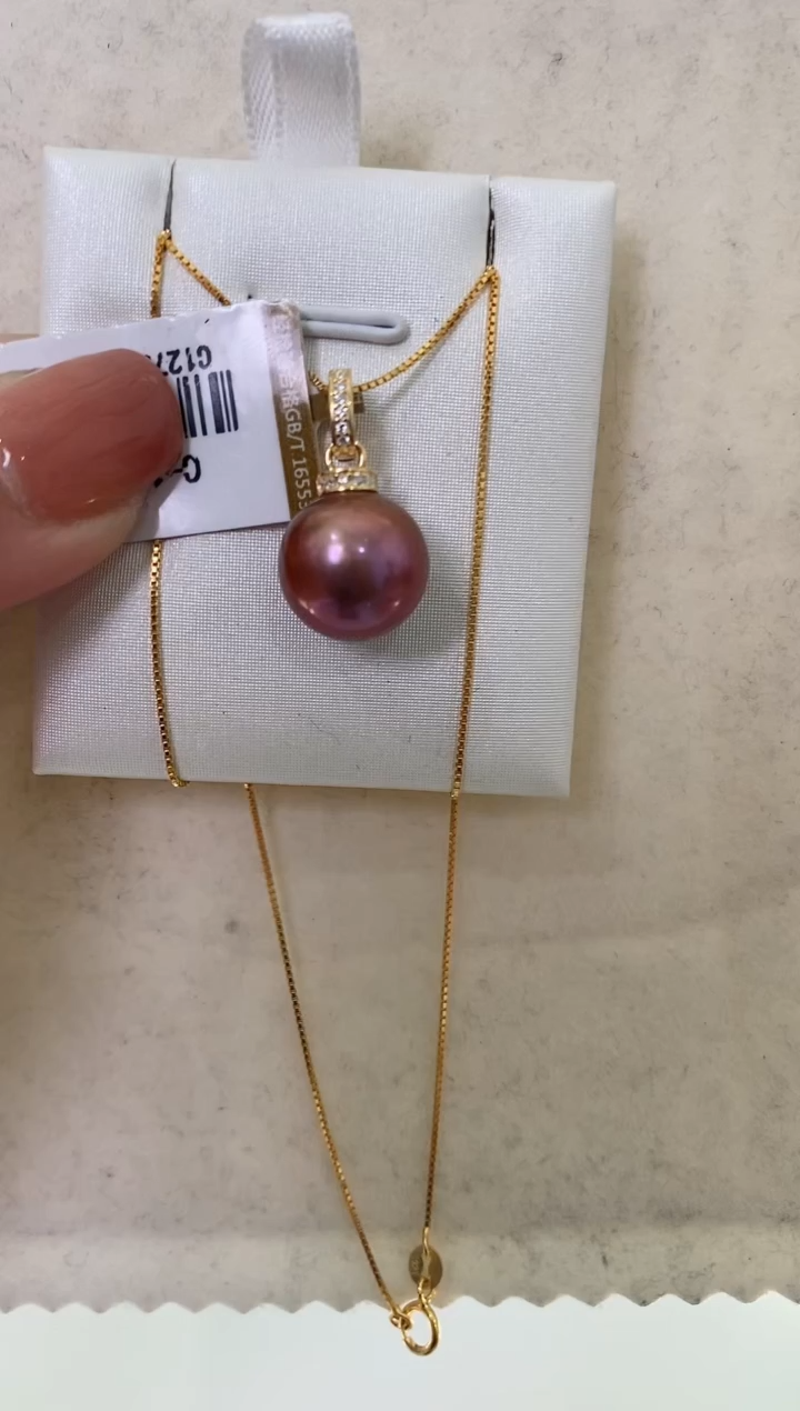 【闪购商品】淡水珍珠LL银S925镶嵌珍珠吊坠@@c1278