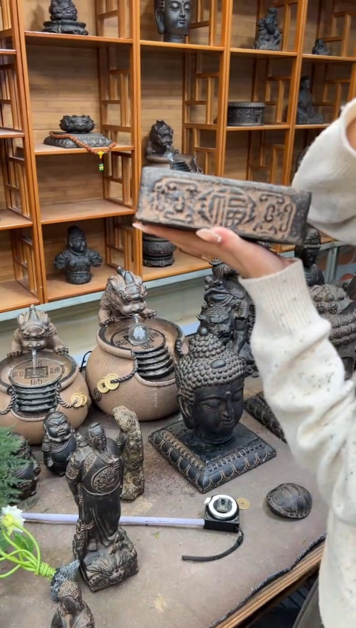 陶土【火山泥】福字汉砖