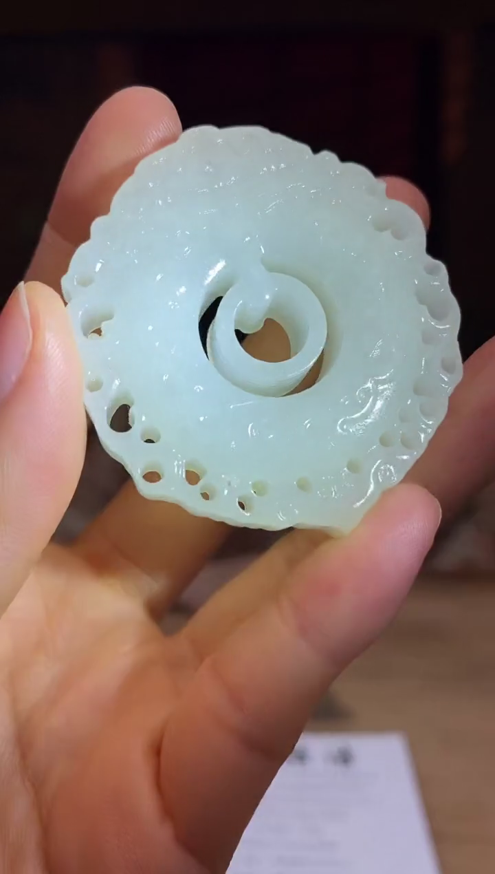 和田玉未镶嵌颈饰D359