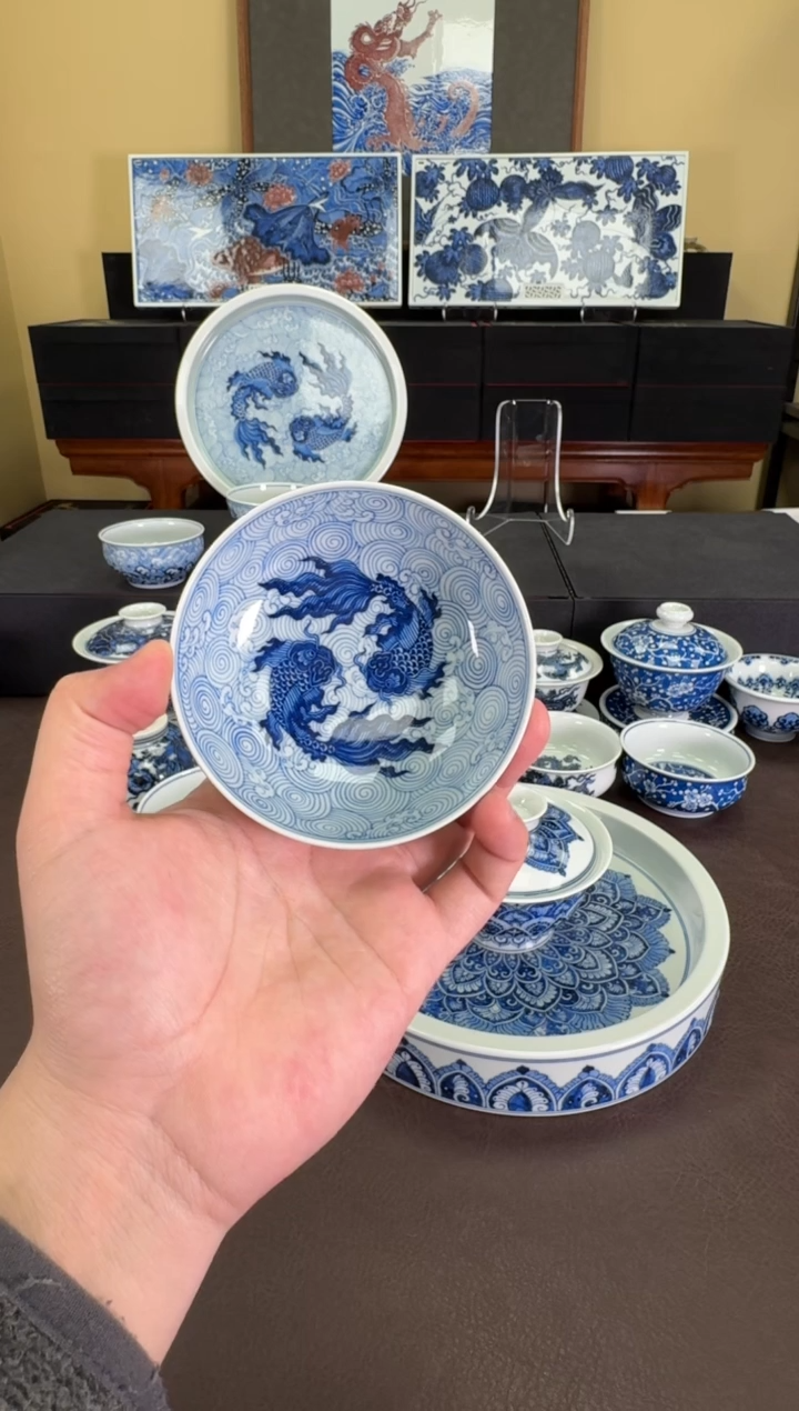 【闪购商品】羿器窑海水鲲普洱杯