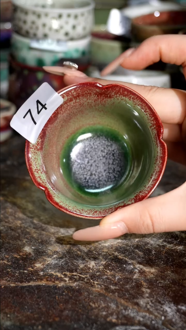 摆件精品窑变钧瓷茶器