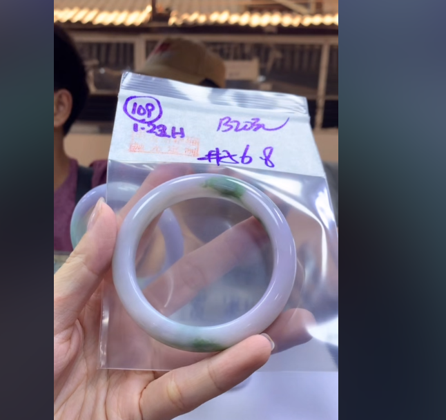 定制翡翠未镶嵌毛货需精细抛光109手镯56.8+1320元+拍一发一