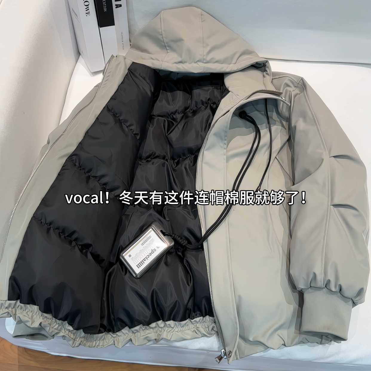【500克充棉派克服】冬加厚解构御寒棉服男女同款百搭宽松连帽外套