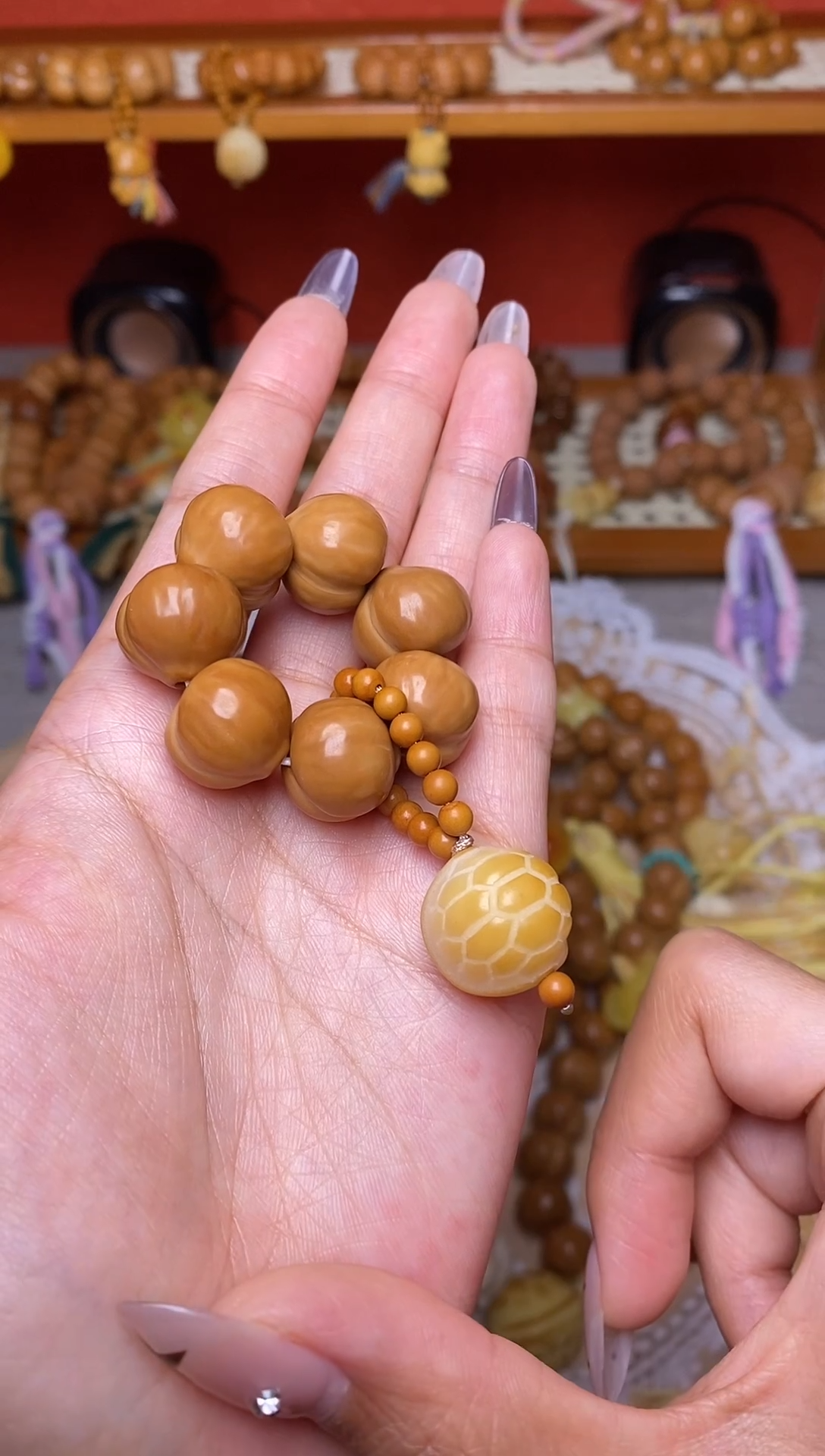 手串猴头核桃全品无暇屁桃➕小富甲手捻