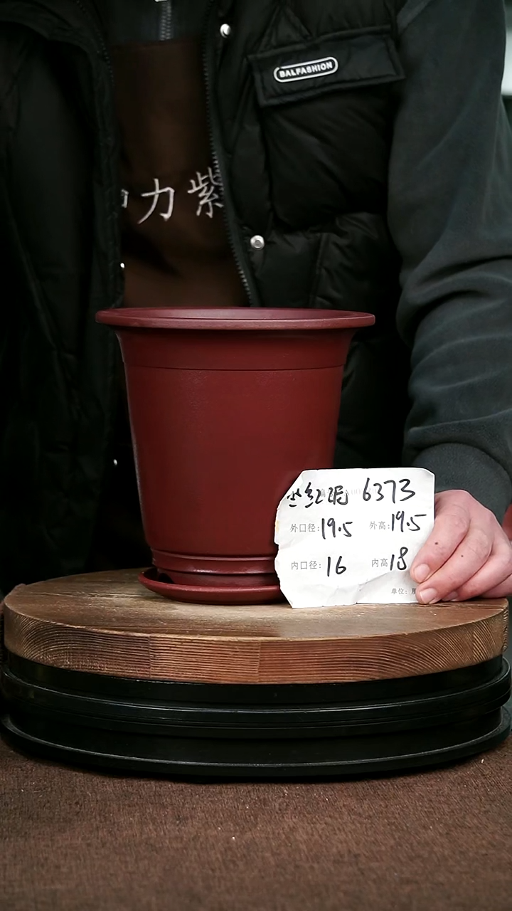 紫砂花盆花卉园艺6373+Z