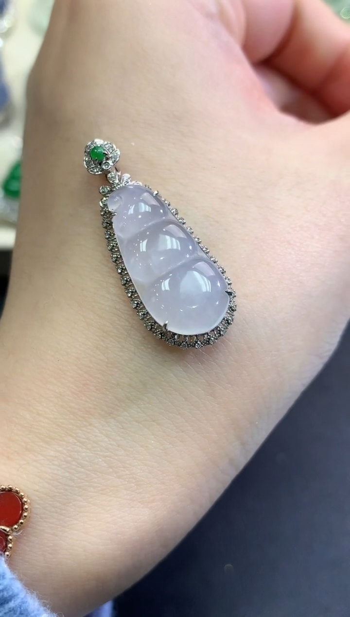 【闪购商品】翡翠颈饰18K金镶嵌B13   多样性一件发货