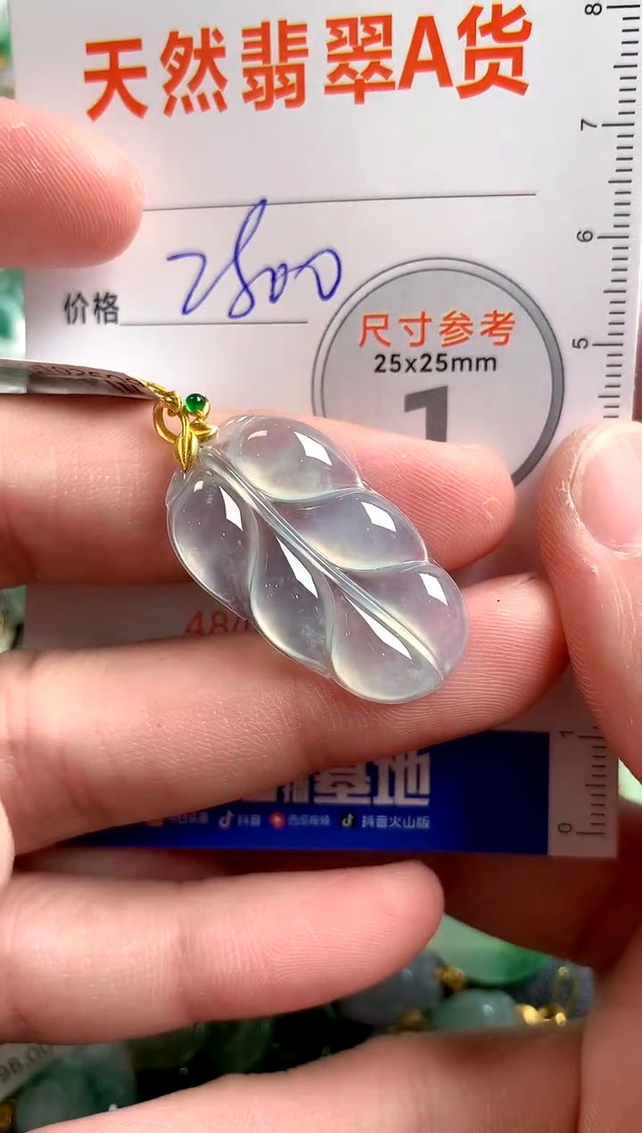 【闪购商品】翡翠颈饰18K金镶嵌0899968759