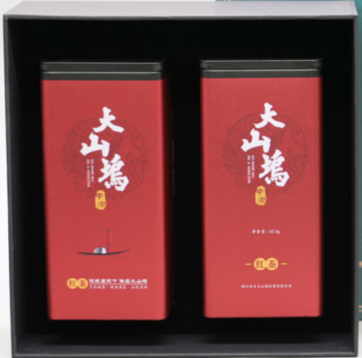 安吉白茶红茶小礼盒125克