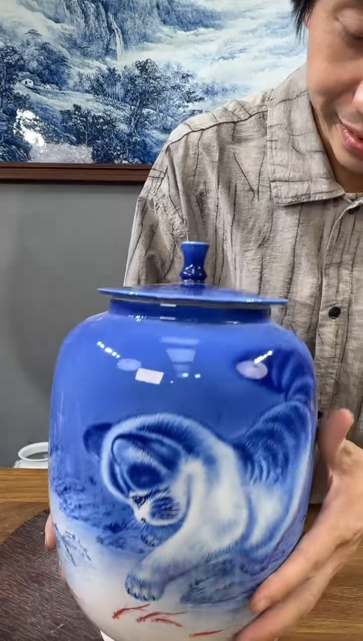 吴义松陶瓷联盟手绘陶瓷编码：359