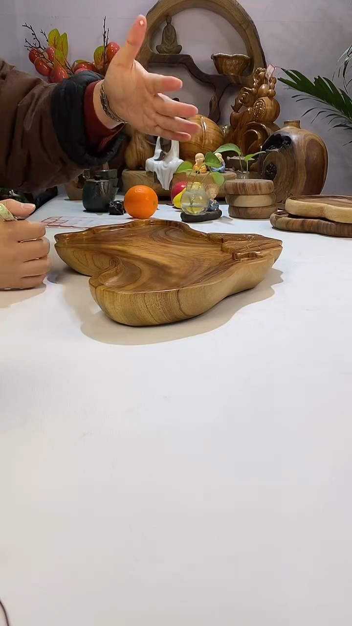 【闪购商品】香樟木A8异形荷叶干泡/47*33*4