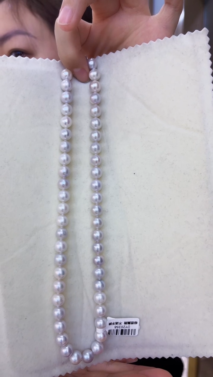 【闪购商品】淡水珍珠颈饰银S925镶嵌无核珍珠