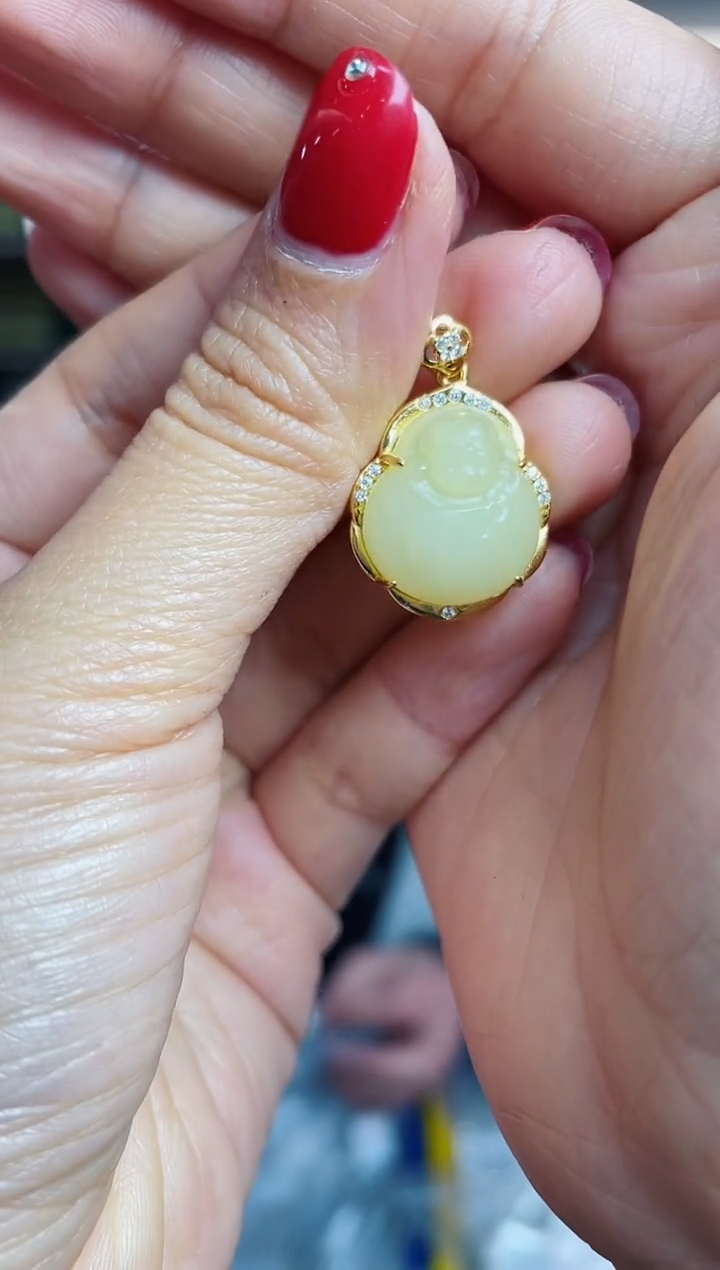 【闪购商品】和田玉`银S925镶嵌多样性发一件