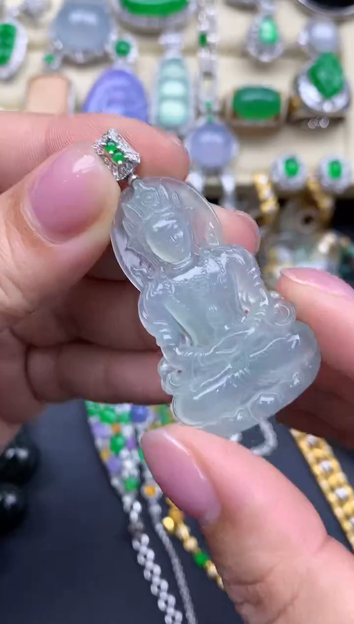 【闪购商品】翡翠颈饰18K金镶嵌289-中国好珍宝