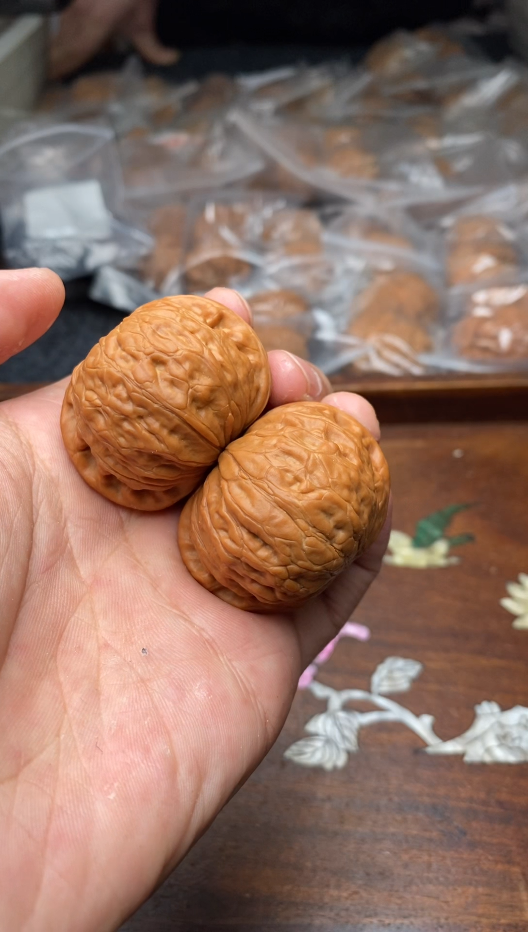 【闪购商品】文玩核桃把件A347号42尺铁锤