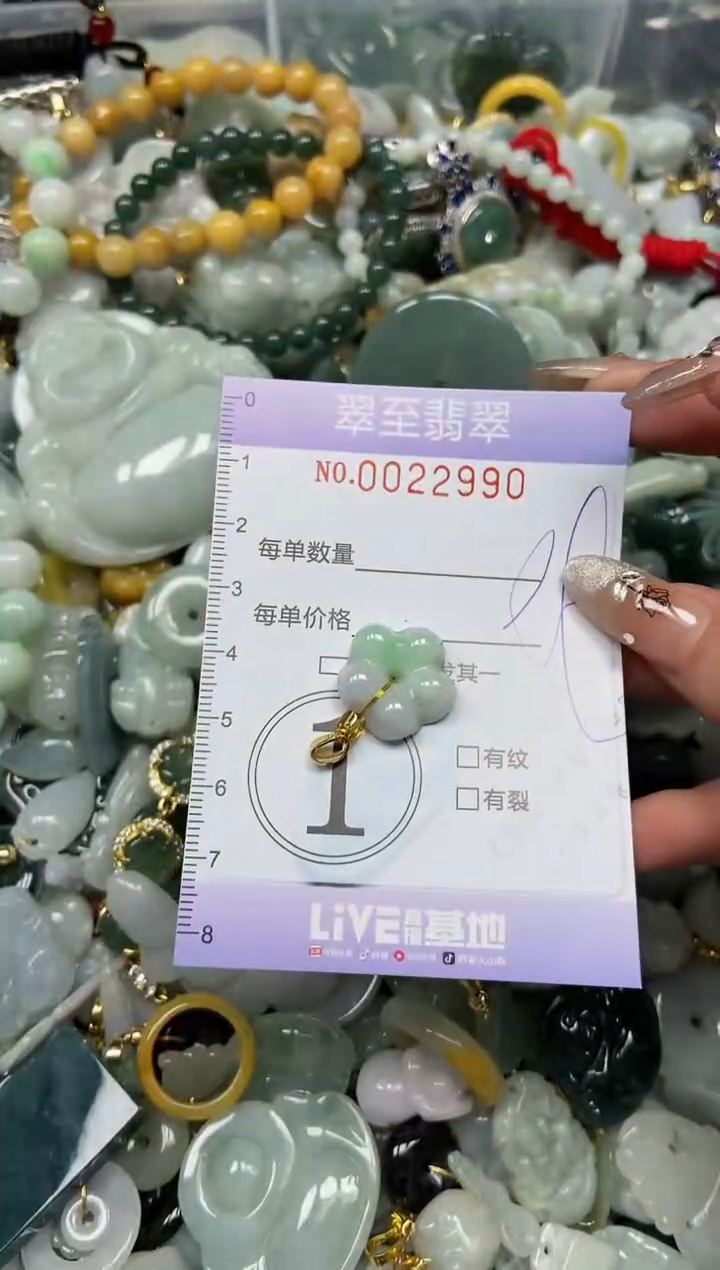 【闪购商品】翡翠颈饰未镶嵌闪购0022990