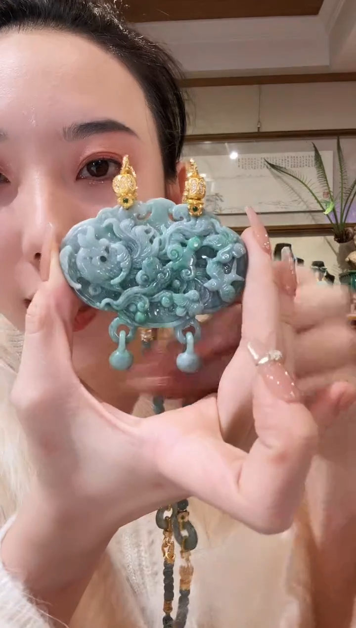 【闪购商品】翡翠颈饰未镶嵌国风