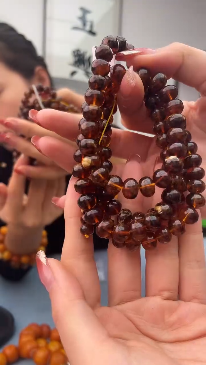 【闪购商品】琥珀珠宝奇石未镶嵌，假一罚十9黑花