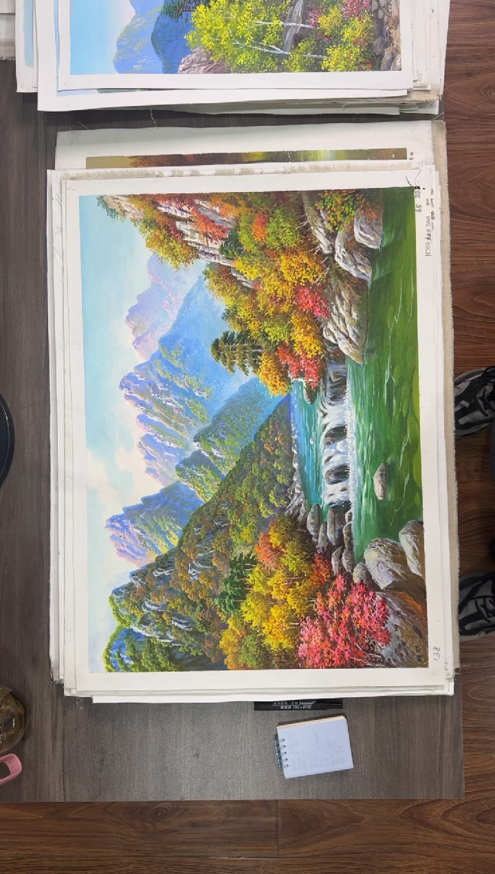 油画【97号】约50*70cm丨朝鲜原创纯手绘孤品油画丨顺丰包邮