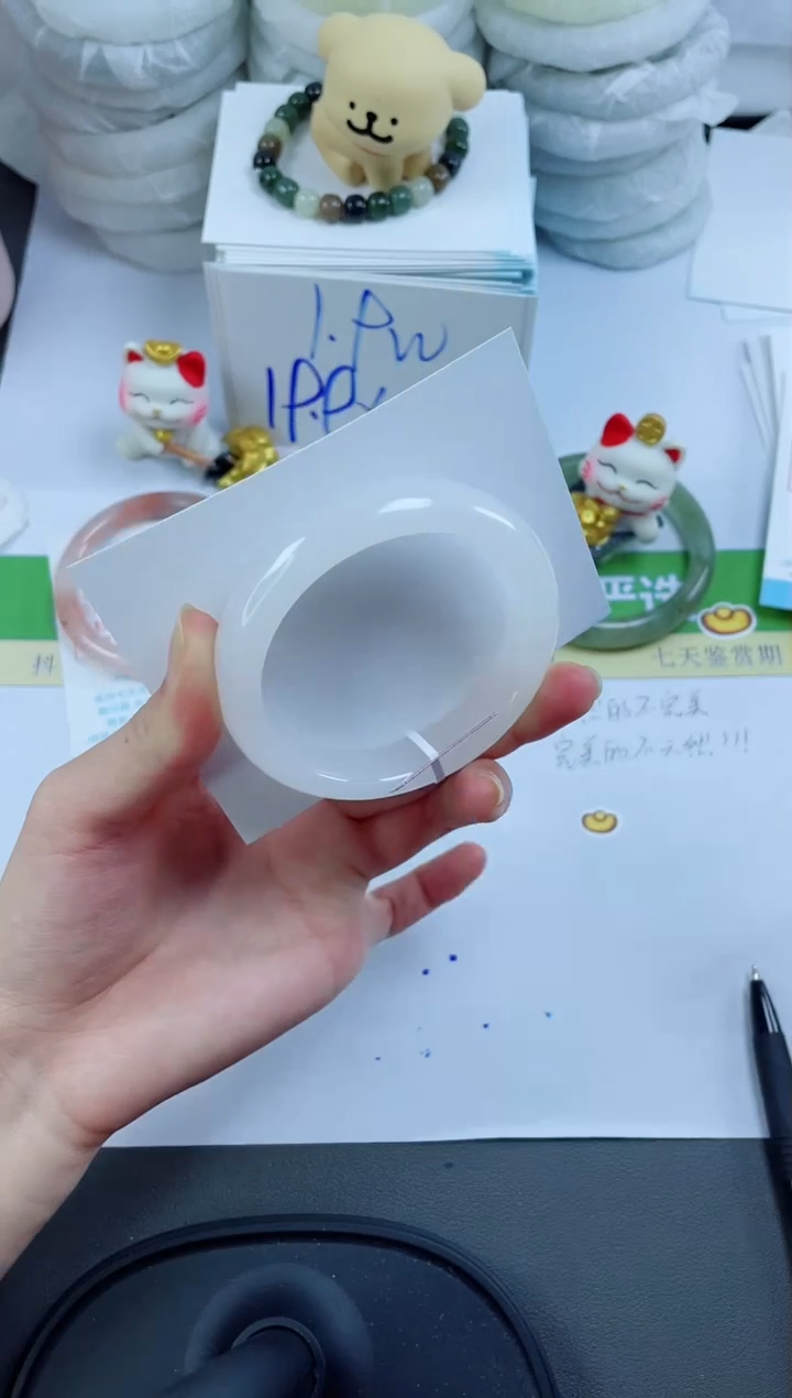 【闪购商品】石英质玉手镯未镶嵌772-54.8