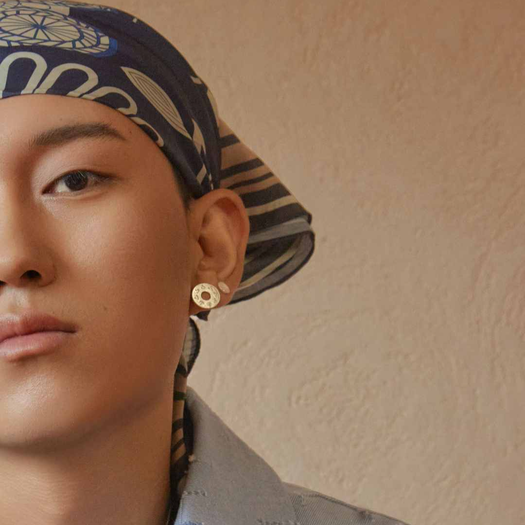 足银耳饰 彝族火焰图腾复古网红百搭纯银耳钉ins个性耳环饰品发带