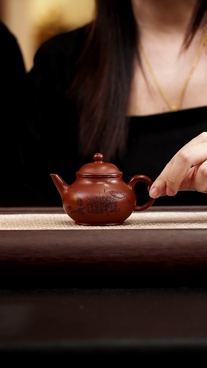 茶壶紫砂芭乐水平 红降坡
